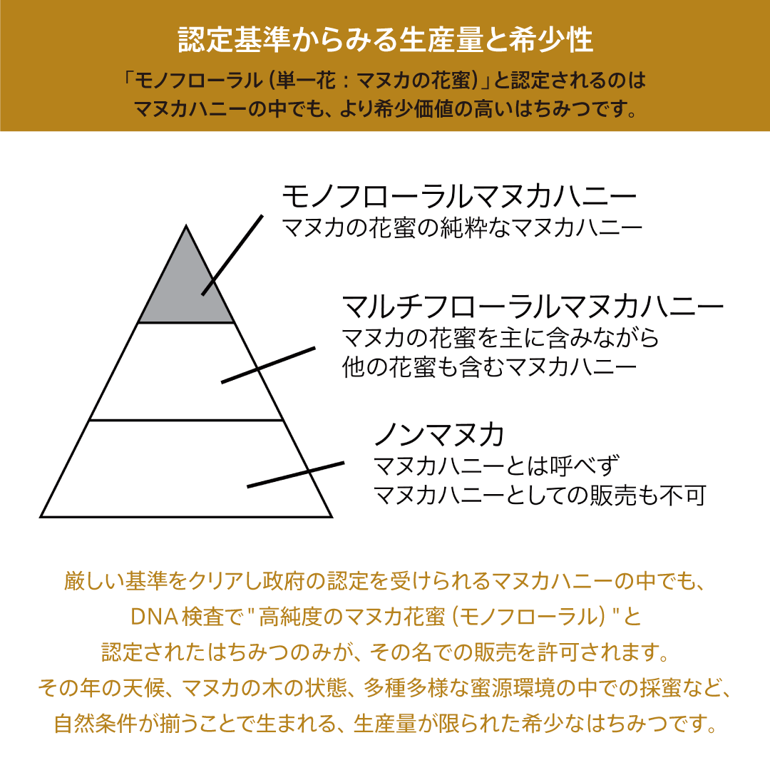 【アピビー】ハイグレードマヌカハニー(250g)／政府認定モノフローラルマヌカハニー